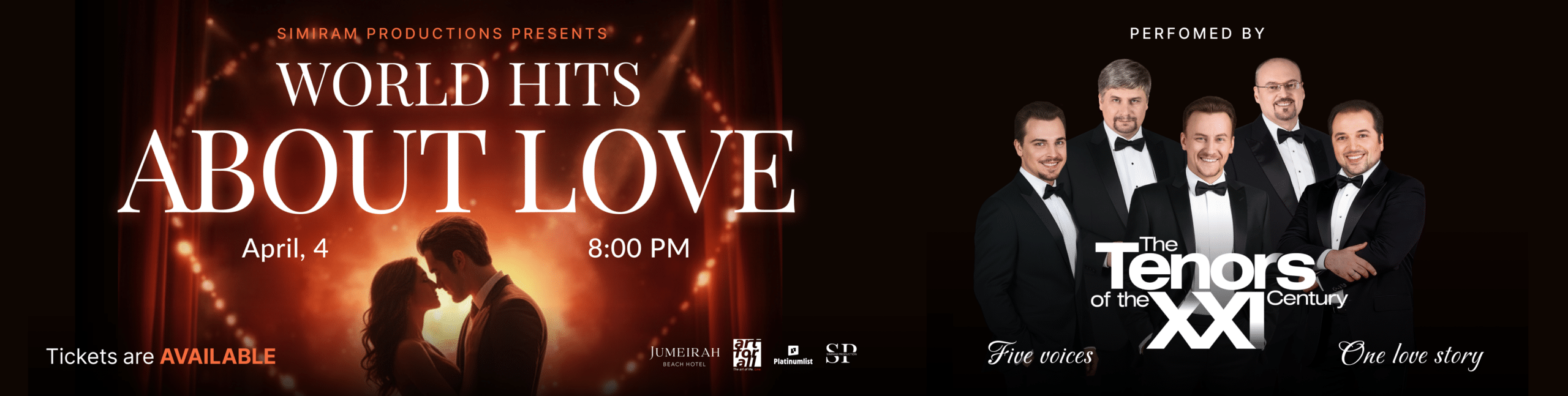 World Hits About Love by The Tenors of the XXI Century